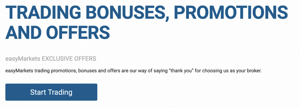 easymarkets welcome bonus